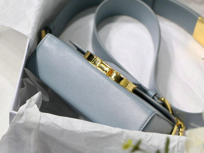 Dior Smooth Calfskin 30 Montaigne Box Bag Skyblue M9032