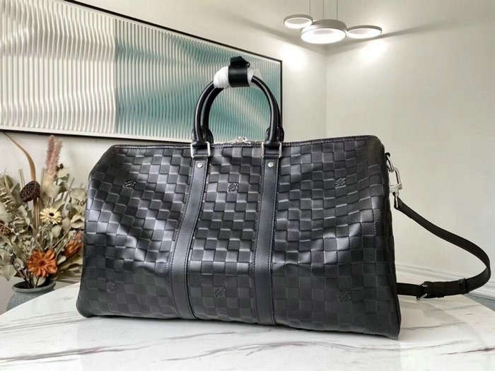 Louis Vuitton Damier Infini Leather Keepall 45 N41145
