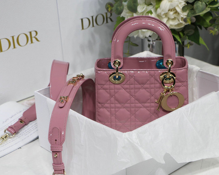 My Lady Dior Patent Bag Light Pink M8001