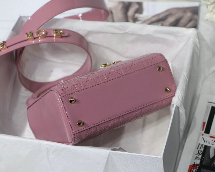 My Lady Dior Patent Bag Light Pink M8001
