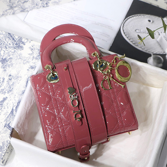 My Lady Dior Patent Bag Pink M8001