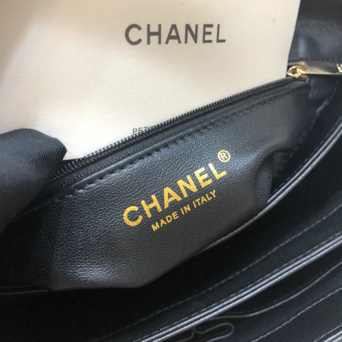 Chanel Lambskin Small Flap Bag with Top Handle AS922363