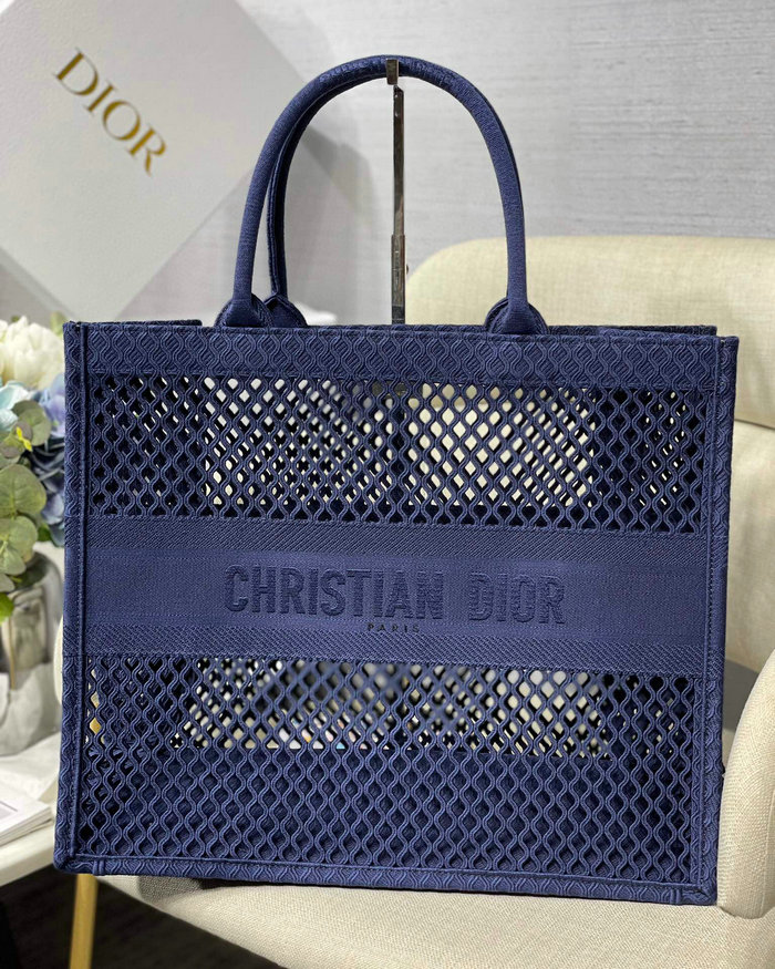 Dior Embroidered Canvas Book Tote M128668