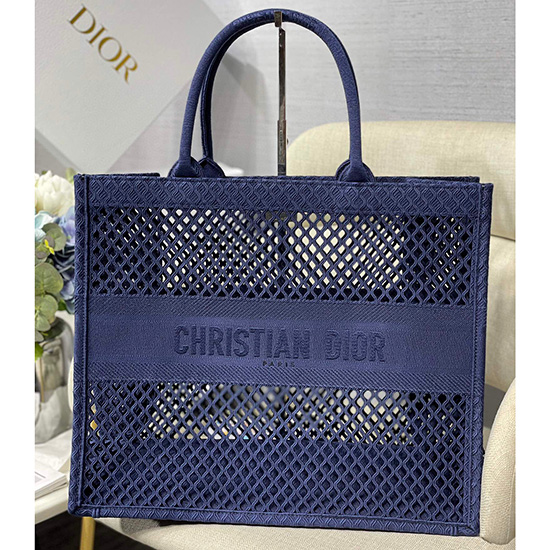 Dior Embroidered Canvas Book Tote M128668