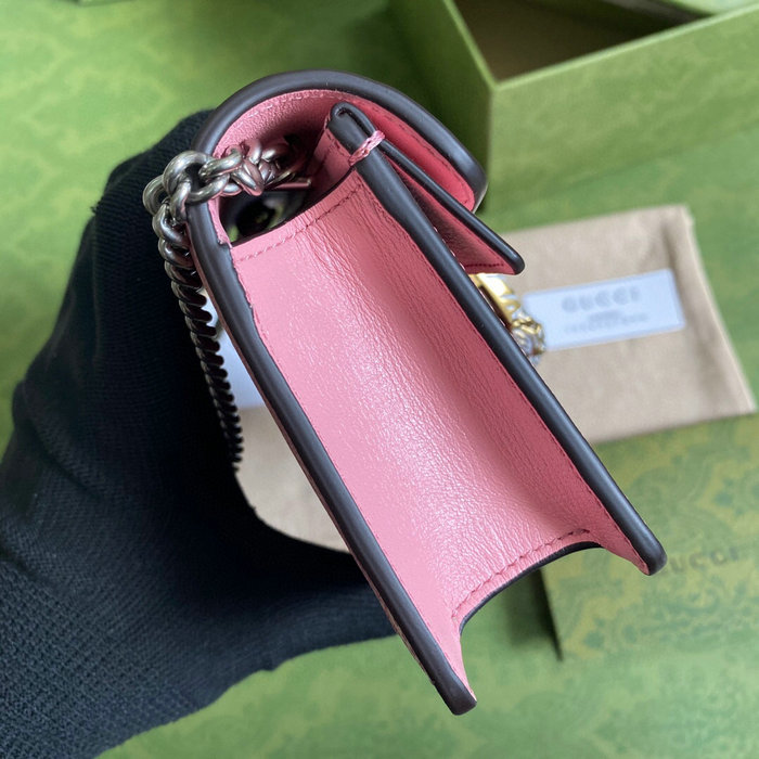 Gucci Dionysus Leather Mini Chain Bag Red 476432