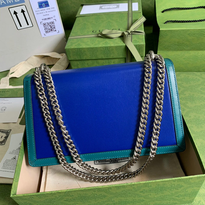 Gucci Dionysus Small Shoulder Bag Blue 400249