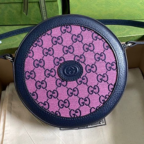 Gucci GG Multicolour Shoulder Bag Purple 658825
