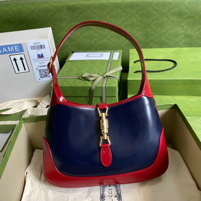 Gucci Jackie 1961 Small Hobo Bag Blue 636706