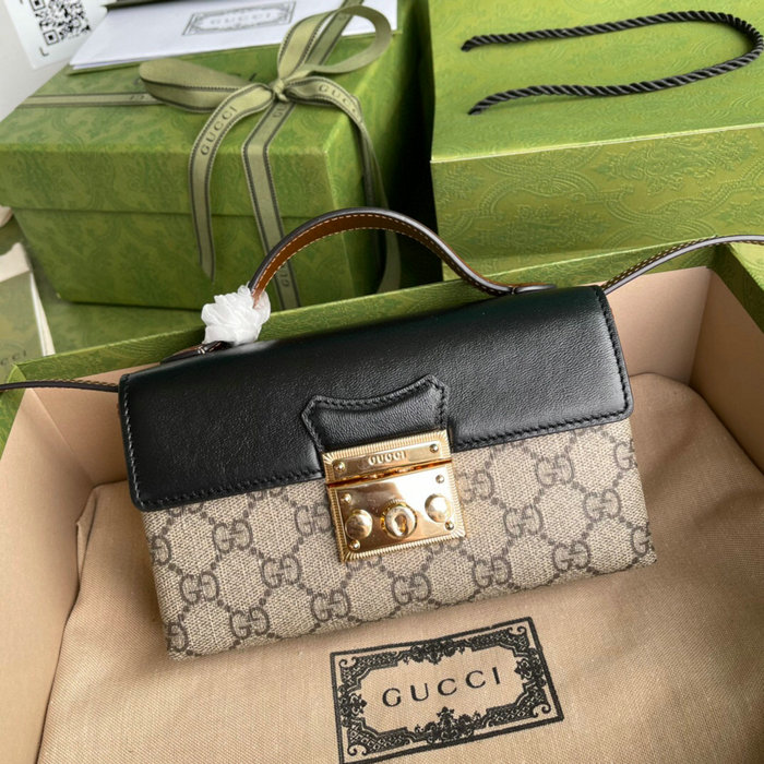Gucci Padlock Mini Bag Black 652683