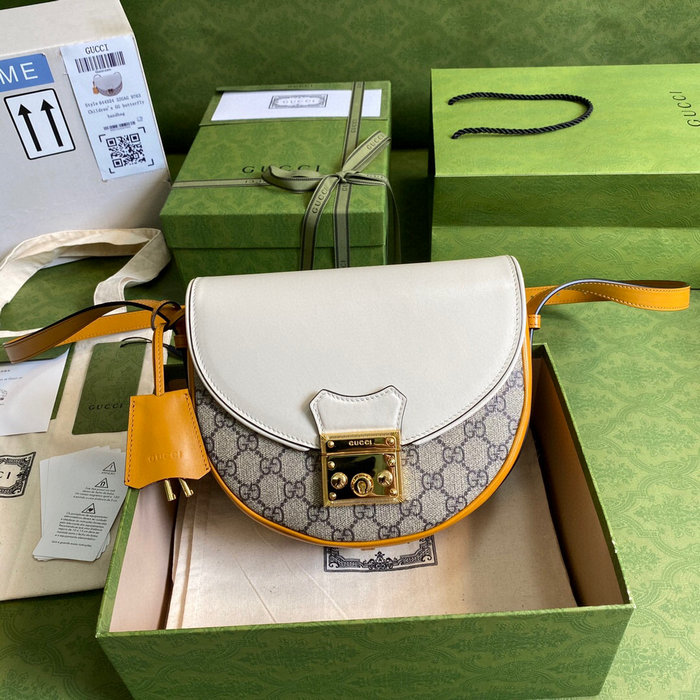 Gucci Padlock Small Shoulder Bag White 644524