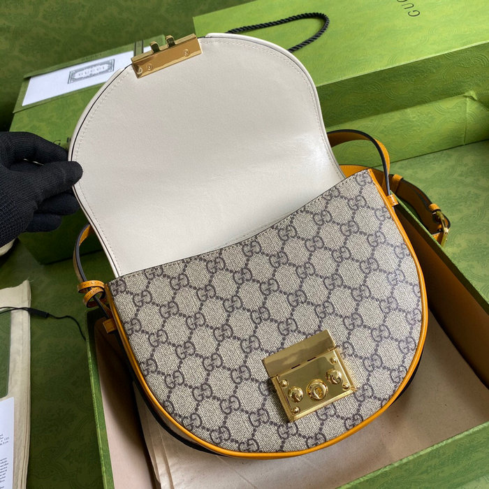 Gucci Padlock Small Shoulder Bag White 644524