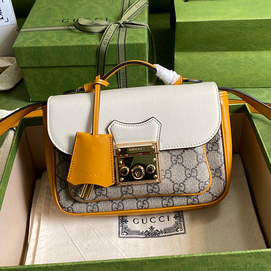 Gucci Padlock mini Bag White 658487