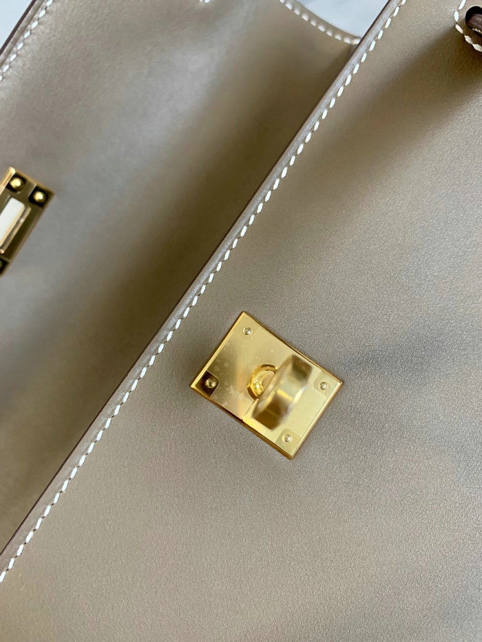 Hermes Swift Kelly Pochette Grey HK2210