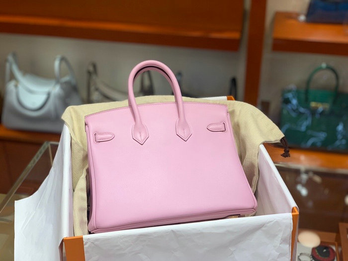 Hermes Swift Leather Birkin Bag Pink HB2530356