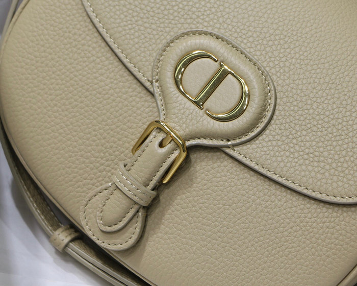 Medium Dior Grained Calfskin Bobby Bag Beige M8018