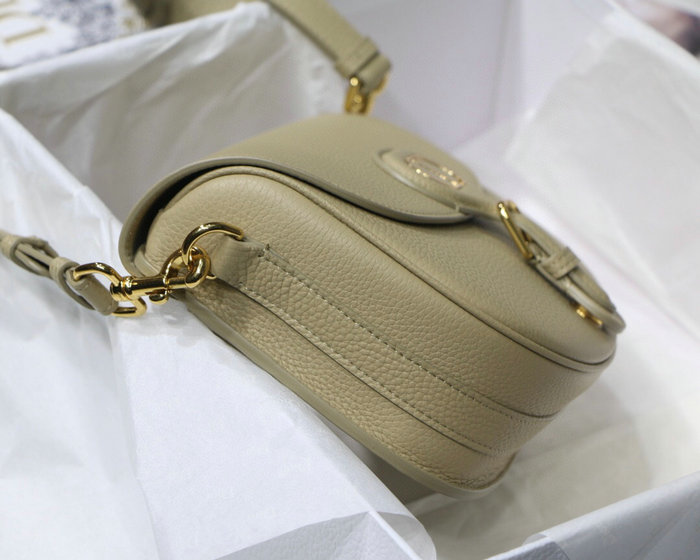 Medium Dior Grained Calfskin Bobby Bag Beige M8018