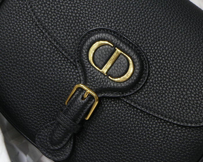 Medium Dior Grained Calfskin Bobby Bag Black M8018