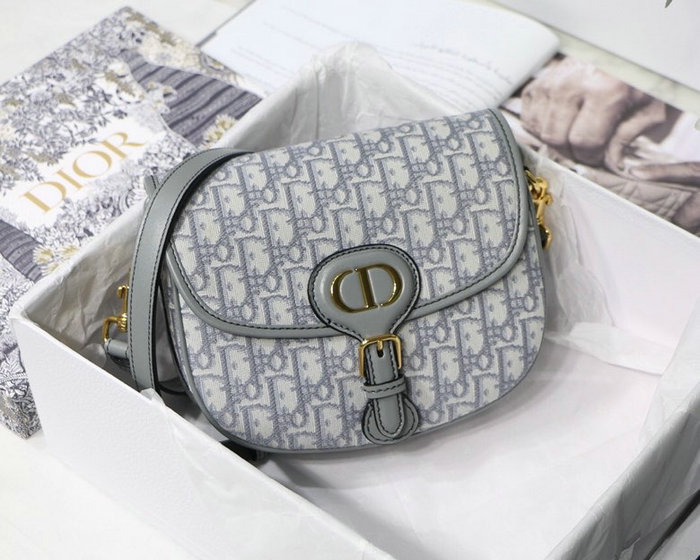 Medium Dior Oblique Jacquard Bobby Bag Grey M9319