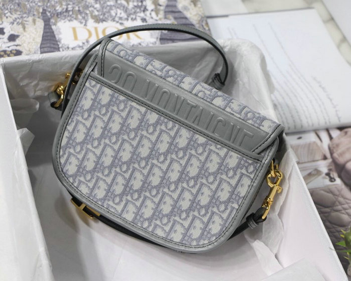 Medium Dior Oblique Jacquard Bobby Bag Grey M9319