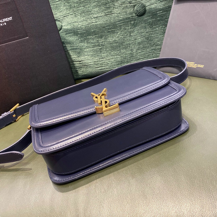 YSL Solferino Medium Satchel Royalblue 634305