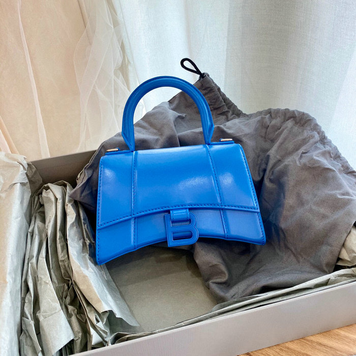 Balenciaga Box calfskin Hourglass Top Handle Bag B59356A1