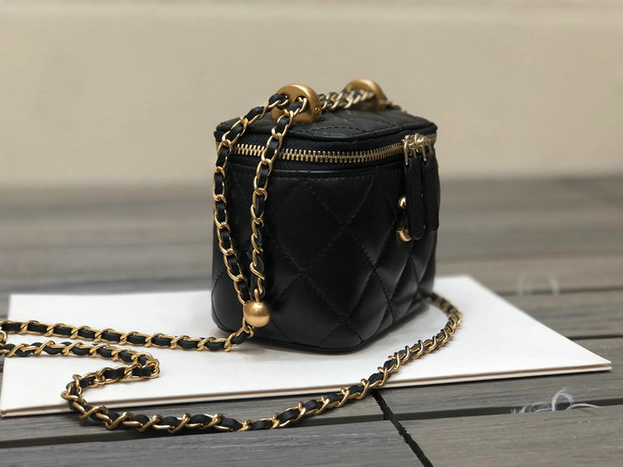 Chanel Small Vanity with Chain Black AP2292