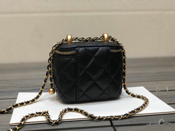 Chanel Small Vanity with Chain Black AP2292