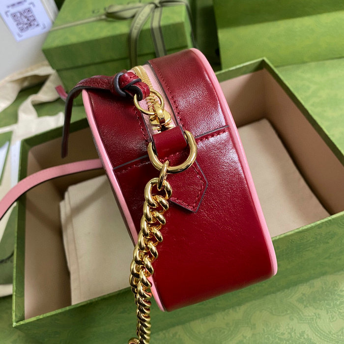 Gucci GG Marmont Small Shoulder Bag Red 447632