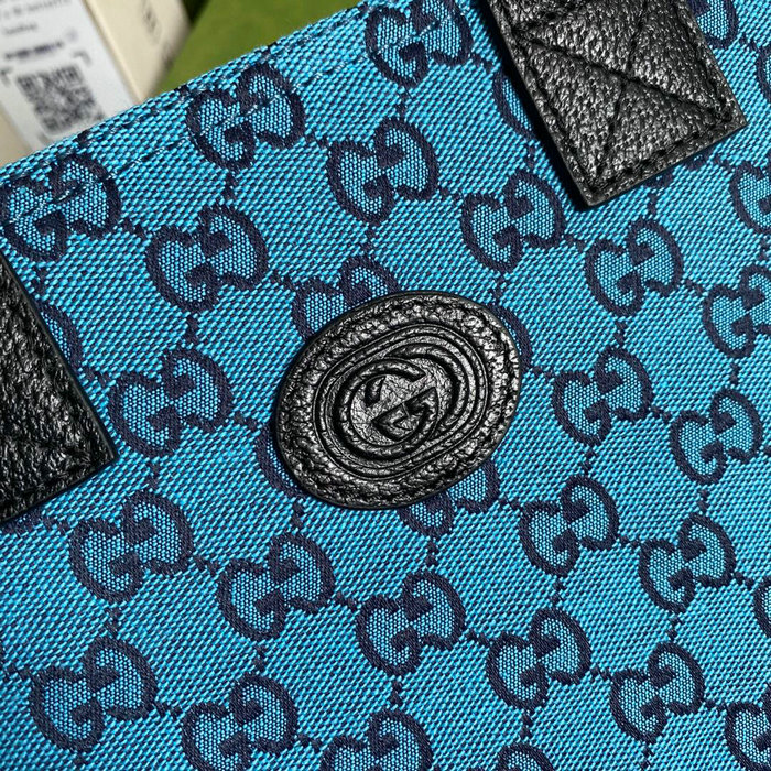 Gucci GG Tote Bag Blue 550763