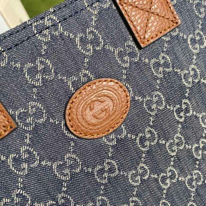 Gucci GG Tote Bag Denim 550763