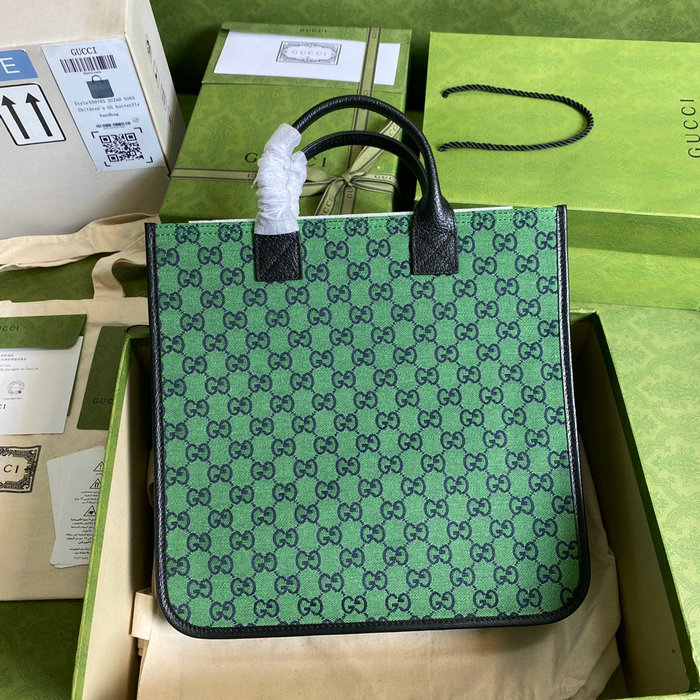 Gucci GG Tote Bag Green 550763