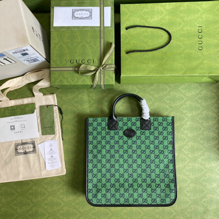 Gucci GG Tote Bag Green 550763