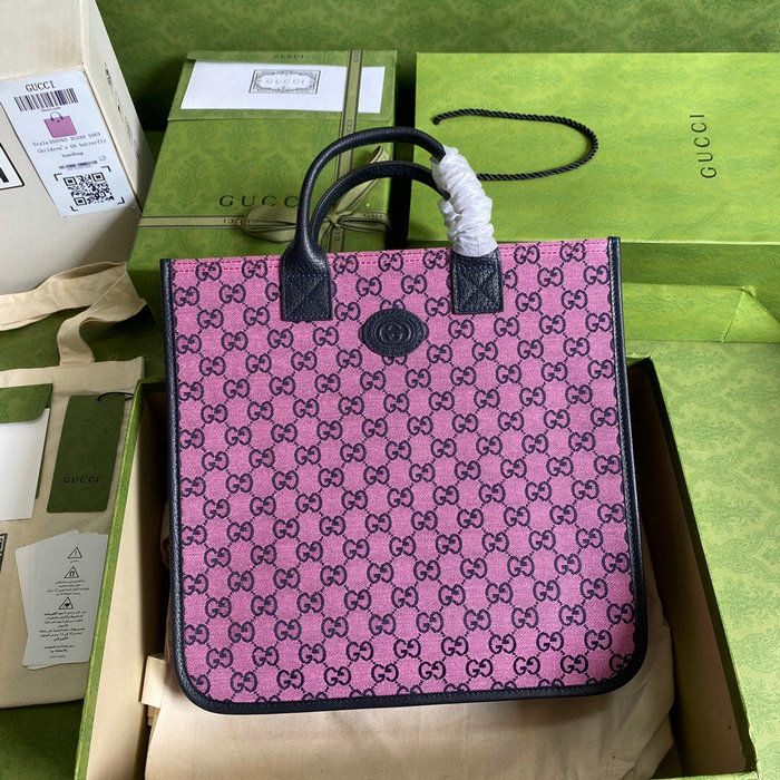 Gucci GG Tote Bag Purple 550763