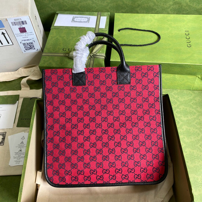 Gucci GG Tote Bag Red 550763