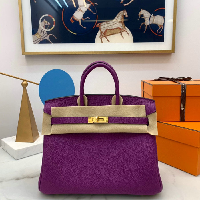 Hermes Togo Leather Birkin Bag Anemone HB2530357