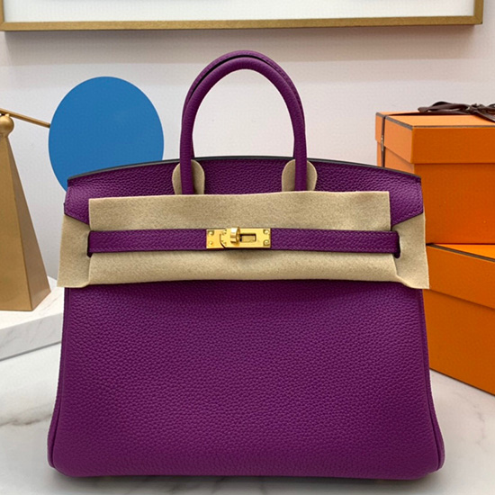 Hermes Togo Leather Birkin Bag Anemone HB2530357