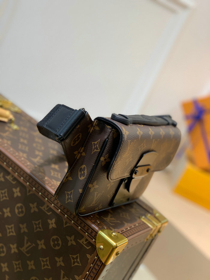 Louis Vuitton S Lock Sling Bag Black M45807
