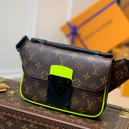 Louis Vuitton S Lock Sling Bag Green M45807