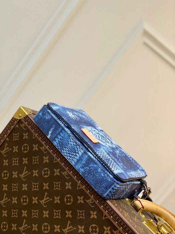 Louis Vuitton Trio Messenger Blue N50068