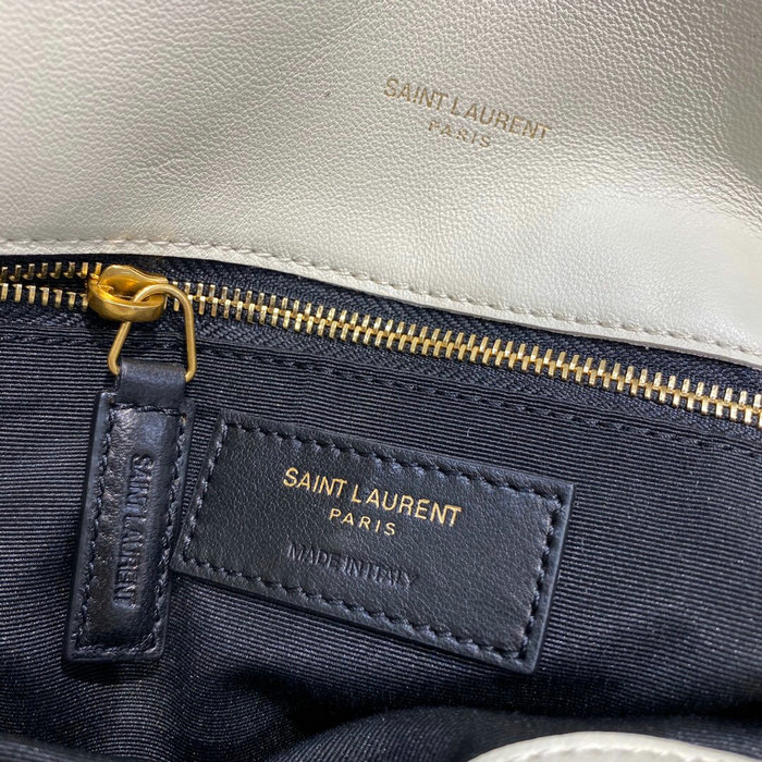 Saint Laurent Loulou Puffer Medium Bag Beige 577475