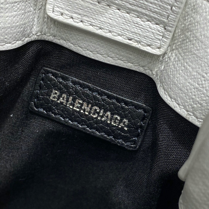 Balenciaga Shopping Phone Holder White 593826