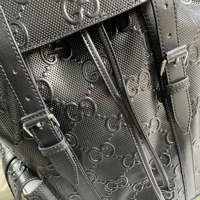Gucci GG embossed backpack Black 625770