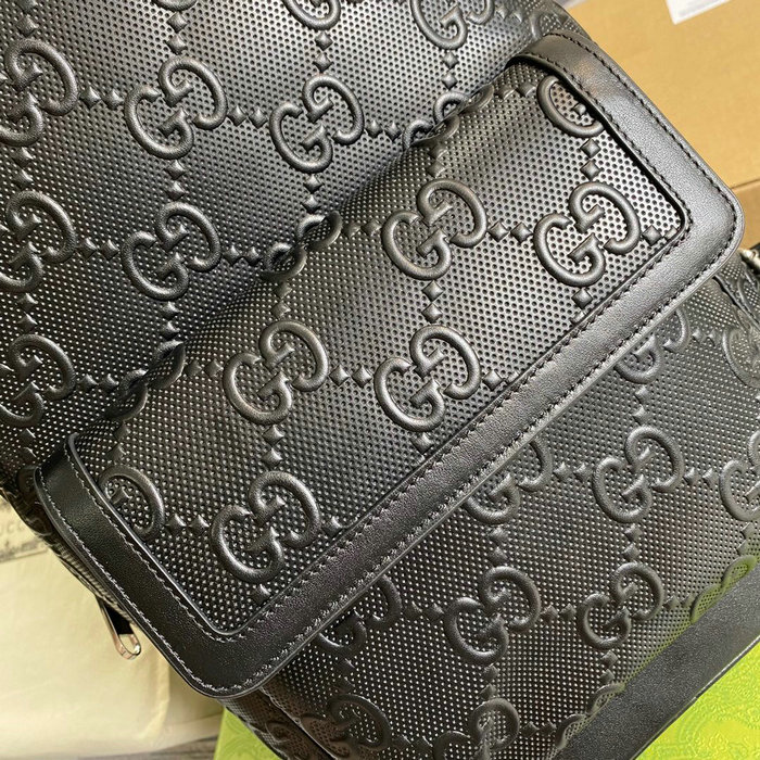 Gucci GG embossed backpack Black 658579