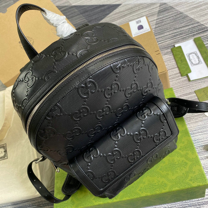 Gucci GG embossed backpack Black 658579