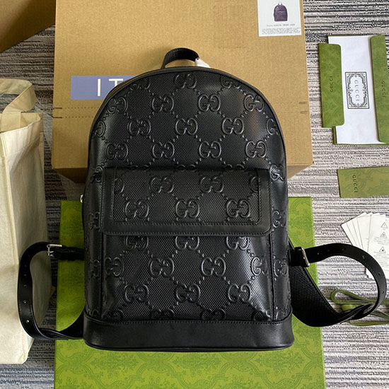 Gucci GG embossed backpack Black 658579