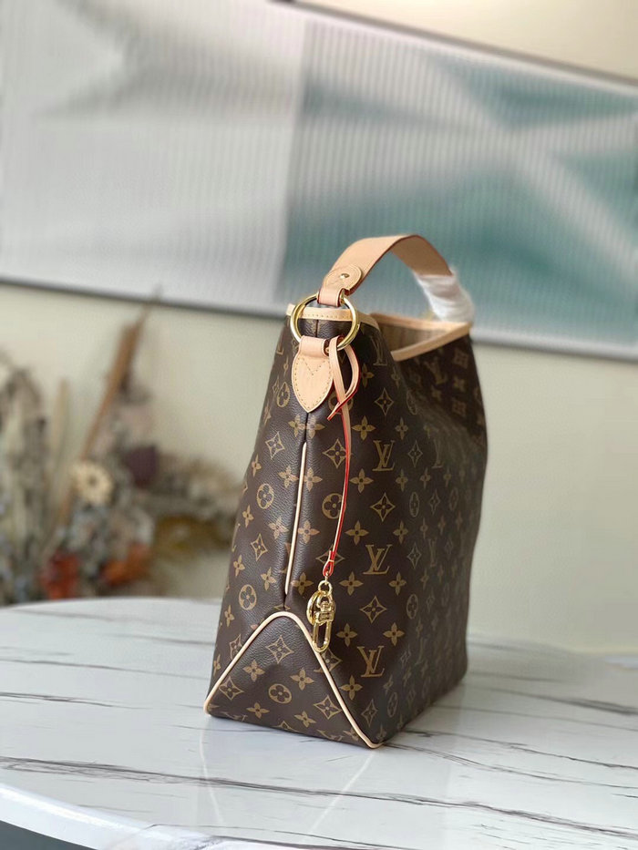 Louis Vuitton Monogram Canvas Delightful MM Beige M50156