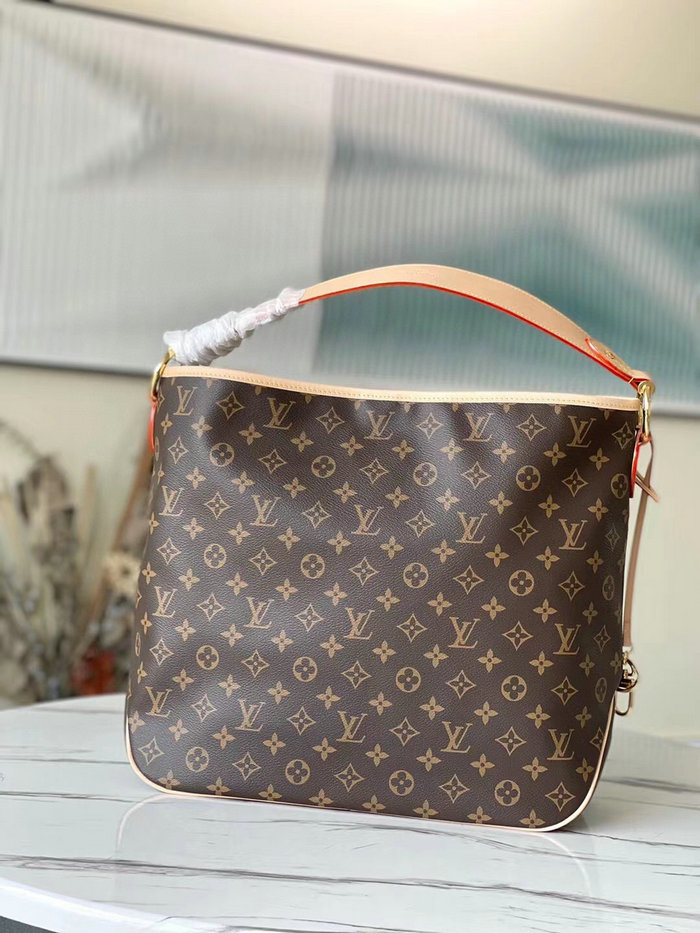 Louis Vuitton Monogram Canvas Delightful MM Beige M50156