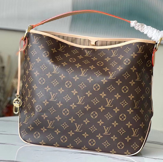 Louis Vuitton Monogram Canvas Delightful MM Beige M50156