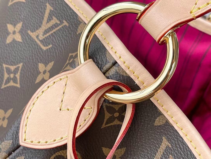 Louis Vuitton Monogram Canvas Delightful MM Rose M50156