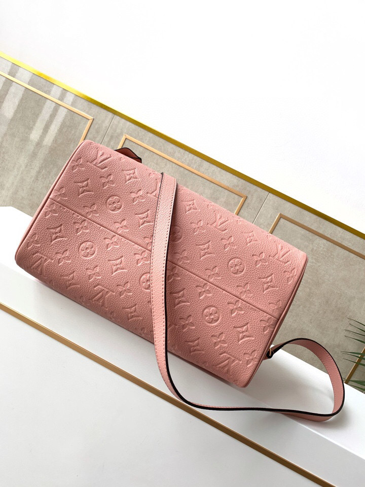 Louis Vuitton Monogram Empreinte Speedy Bandoulier Pink M44736